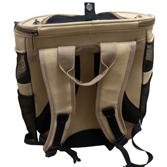 LOLLIMEOW PET BUBBLE CARRIER BACKPACK OUTDOOR‎ TRAVEL LARGE CANVAS BREATHABLE - Picture 2 of 8